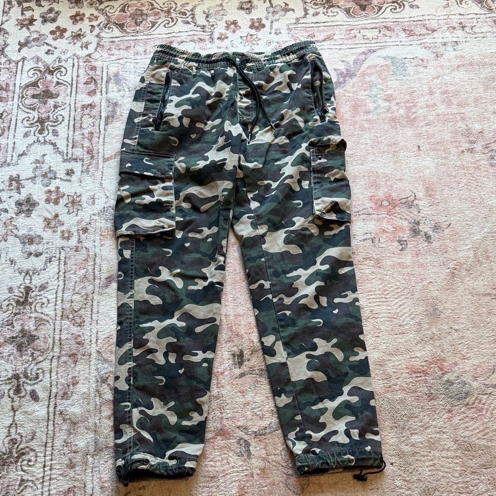 Camouflage Cargo Joggers
